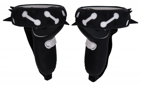 Чехлы с шипами на контроллеры для Oculus Quest 2 черные