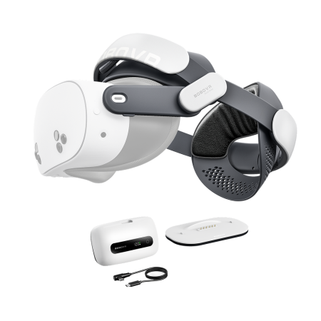 Крепление BOBOVR M3 Pro Plus Battery Head Strap для Oculus Quest 3/3S