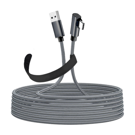 Кабель PORTAL XR VR Link Extra Cable для  Quest 3/3S/2/Pico 4 с адаптером USB - Type-C (5 метров)