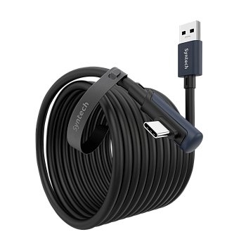 Кабель для Oculus Quest 3 / Quest 2 / Quest Pro / Pico 4 Syntech 3 метра черный