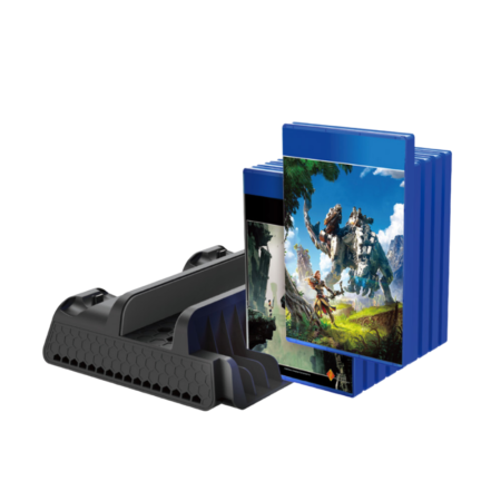 Многофункциональный стенд DOBE для PS4/Slim/Pro с индикаторами и функцией охлаждения, TP4-882C