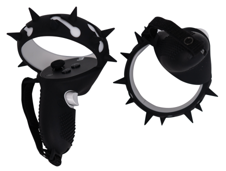 Чехлы с шипами на контроллеры для Oculus Quest 2 черные