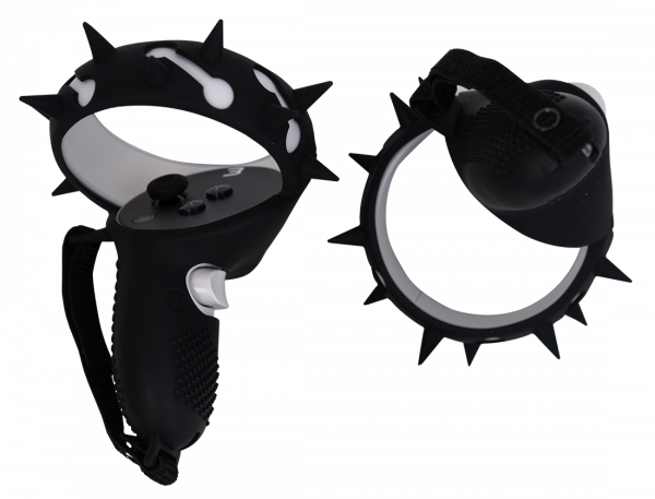 Чехлы с шипами на контроллеры для Oculus Quest 2 черные