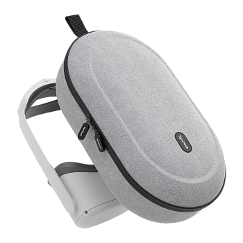Кейс чехол для Oculus Quest 2/3 PICO 4 / Apple Vision Pro Syntech Hard Carrying Case M серый 