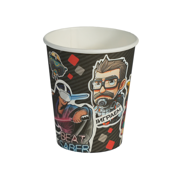 Стаканы одноразовые бумажные Portal Games Sticker Set, 10 шт.