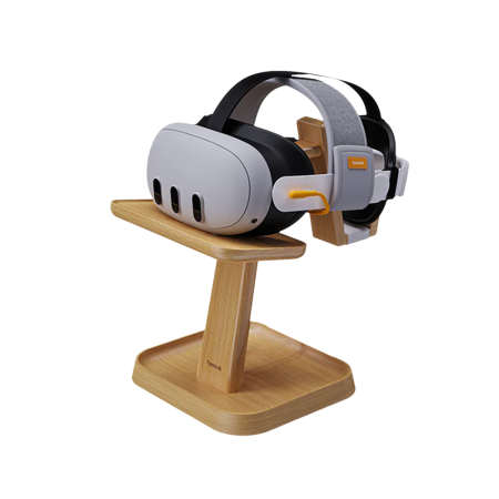 Подставка Syntech для VR шлема Oculus Quest 3 / Quest 2 / Quest Pro / PICO 4, деревянная