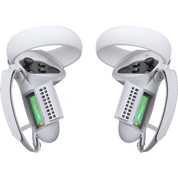 Чехлы KIWI design для контроллеров Oculus Quest 2 с АКБ разъемом белые