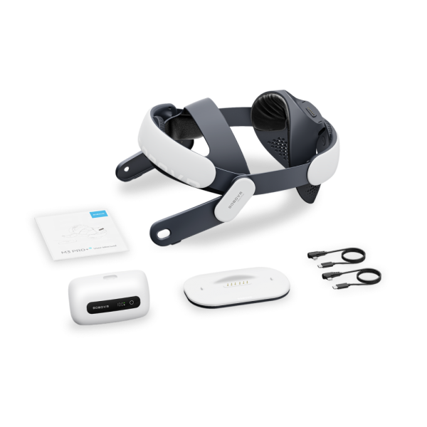 Крепление BOBOVR M3 Pro Plus Battery Head Strap для Oculus Quest 3/3S