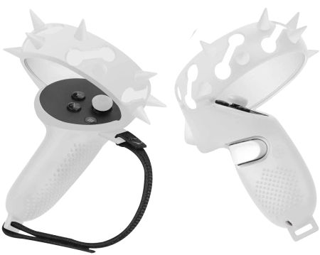 Чехлы с шипами на контроллеры для Oculus Quest 2 белые