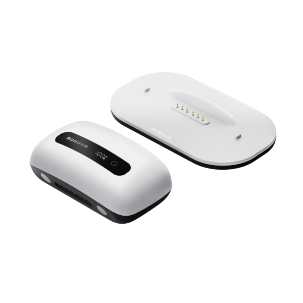 Один сменный аккумулятор BOBOVR BM60 и док-станция для M3 и M3 Pro Plus емкостью 6500 мАч