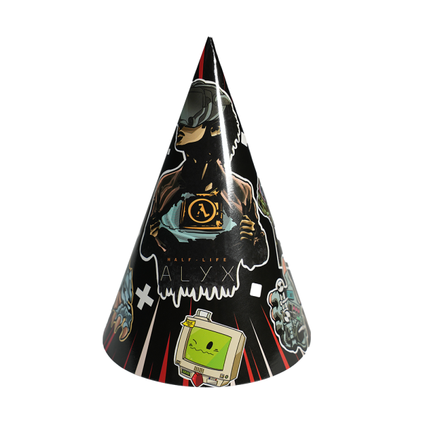 Праздничные колпаки бумажные Portal Games Sticker Set, 10 шт.