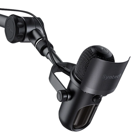 Конденсаторный USB-микрофон Syntech RGB для компьютера игровой, стримов, записи подкастов