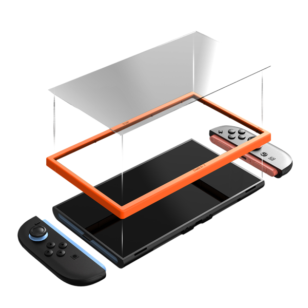 Защитное стекло TRANSNOVO с рамкой для Nintendo Switch 2