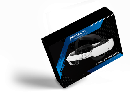 Крепление с аккумулятором PORTAL XR Battery Head Strap для Oculus Quest 3/3S (8 000 mAh)