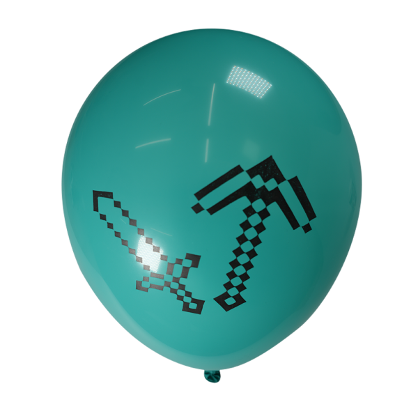 Шары воздушные Minecraft, 24 шт.